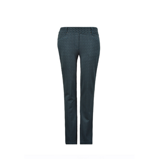 sensia normale lengte pantalon. instapbroek met dessin. bij Marijke Mode