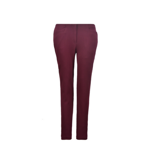 sensia fashion model penny pantalon met elastiek slimfit model met visgraad dessin. verkijgbaar bij marijke mode
