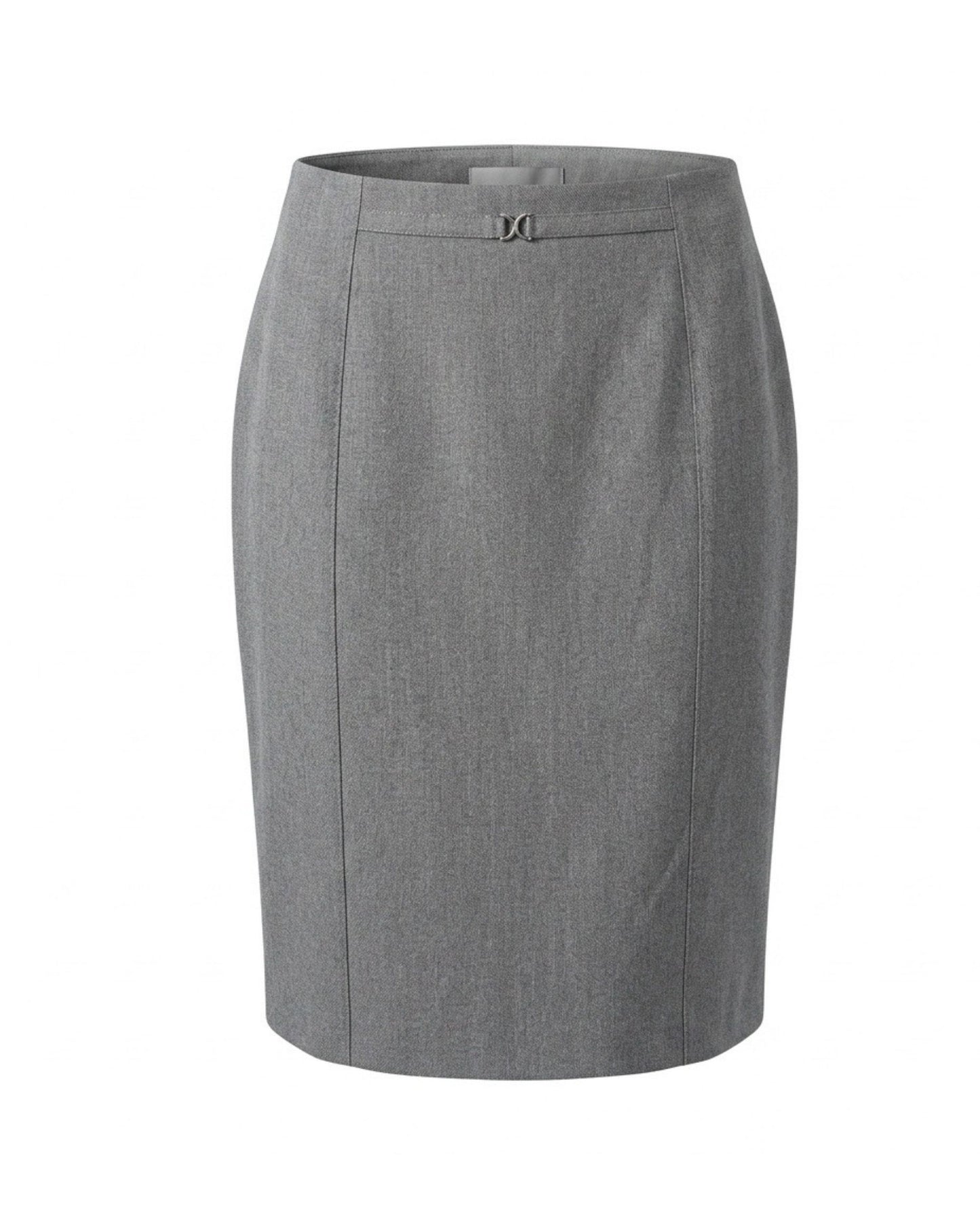 Sensia Fashion rok Rambla met zilverkleurige gesp en recht model – Marijke Mode
