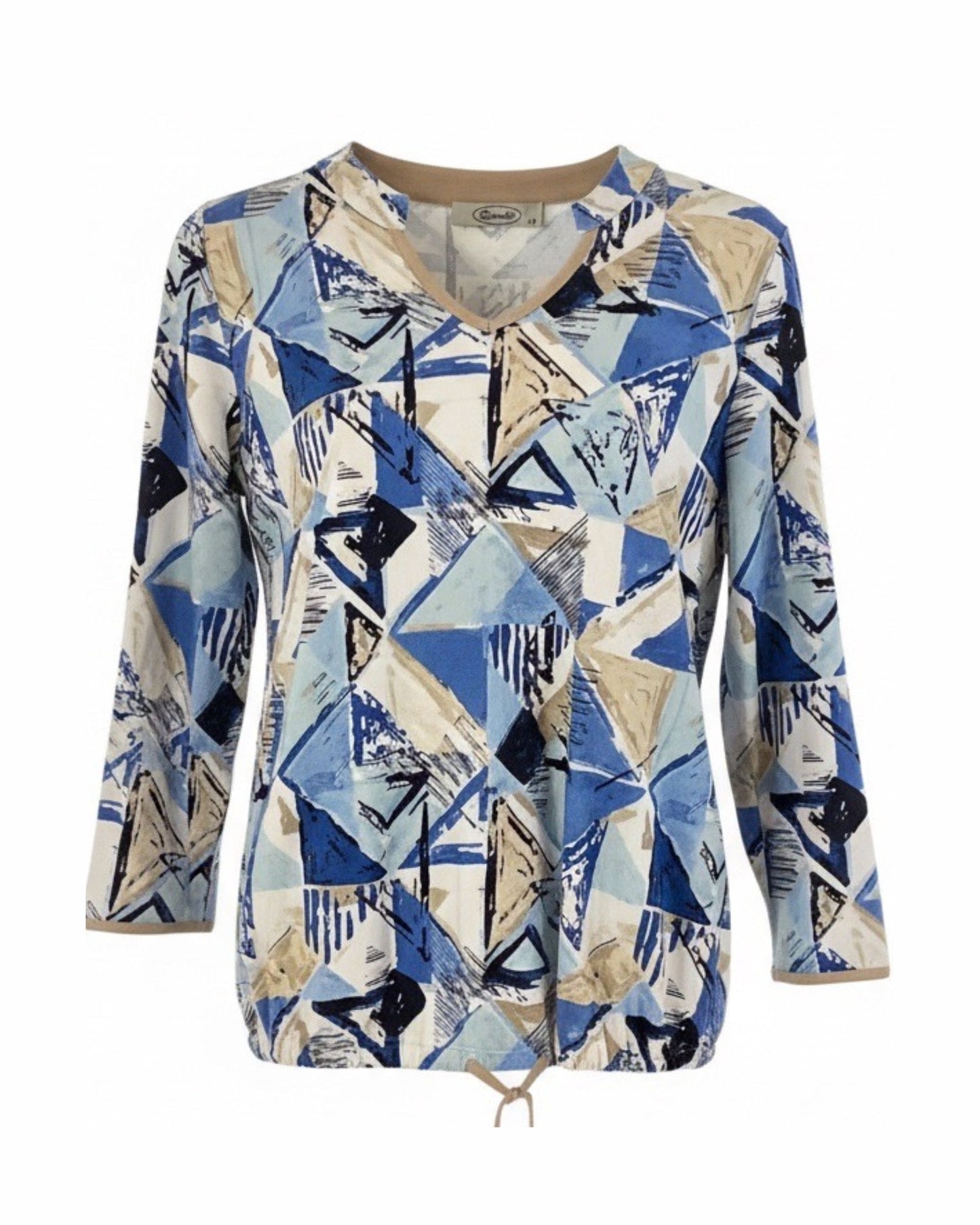 shirt ronde hals v merk Sensia fashion 