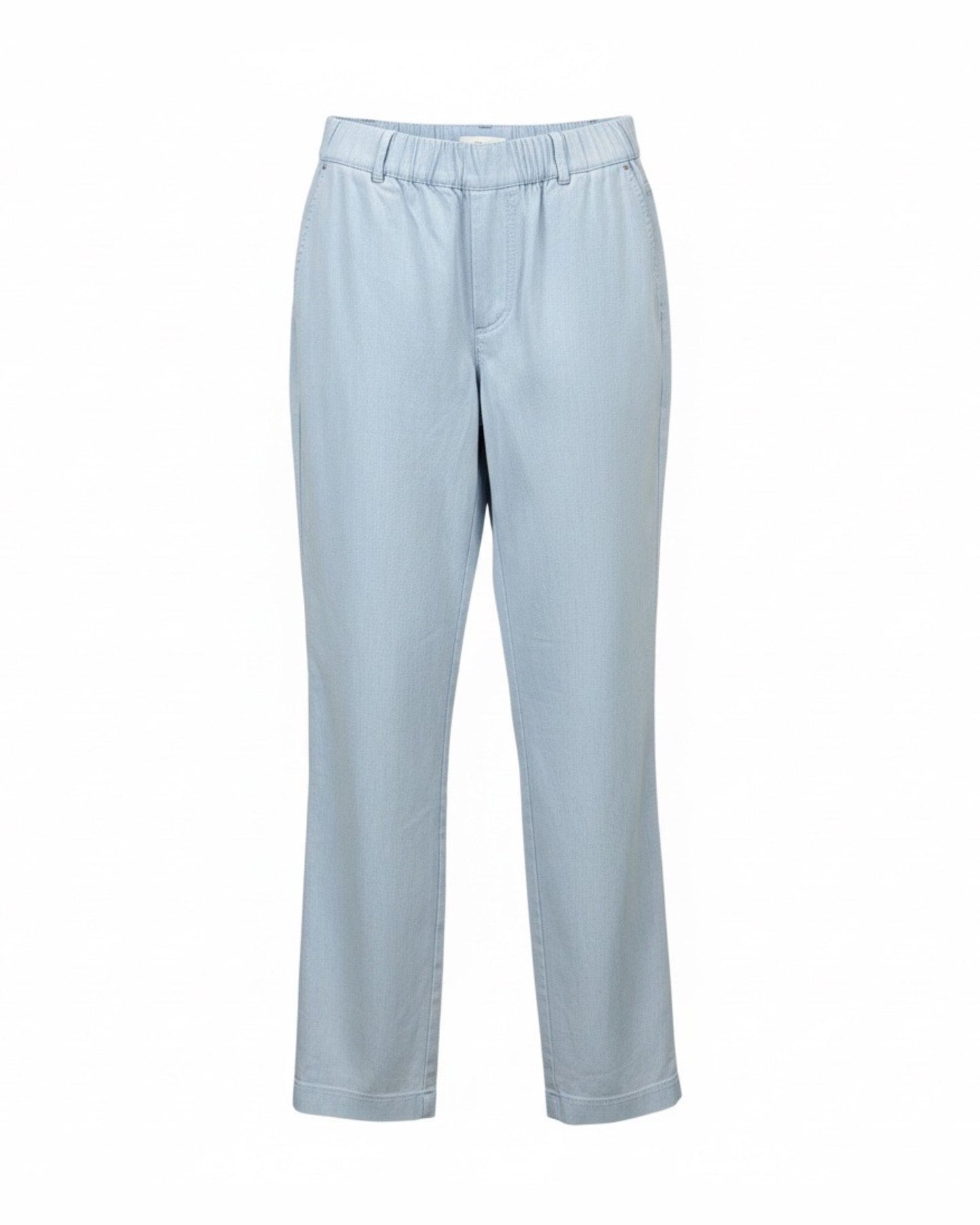 Sensia Stretch Broek Model Patti BlauwMelee