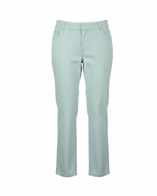 Sensia Stretch Broek Model Patti Turquoise