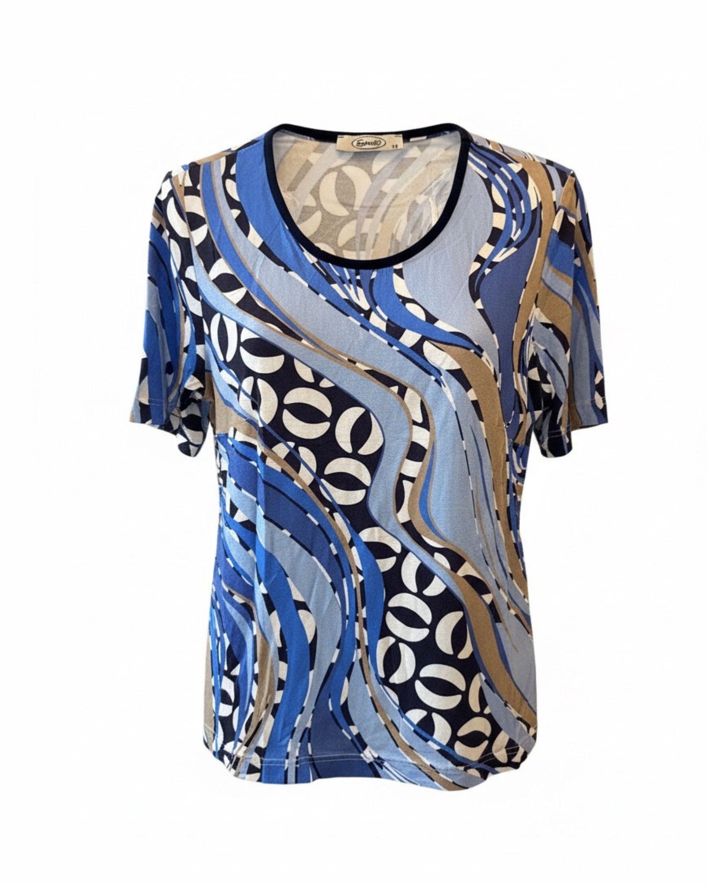 Sensia tweedelige twinset dames in vrolijke voorjaarskleuren – comfortabel vest en shirt | Marijke Mode