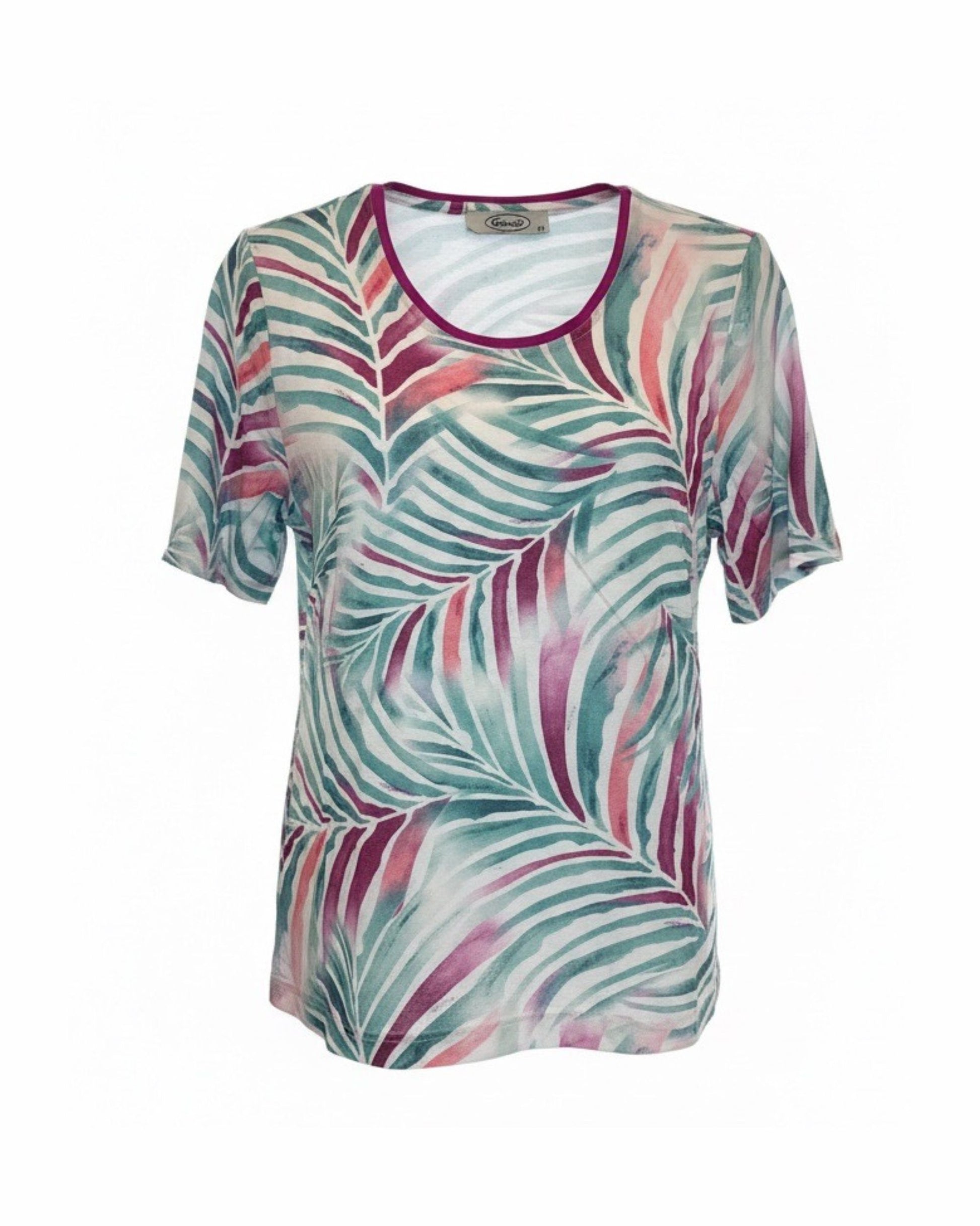 Sensia tweedelige twinset dames in vrolijke voorjaarskleuren – comfortabel vest en shirt | Marijke Mode