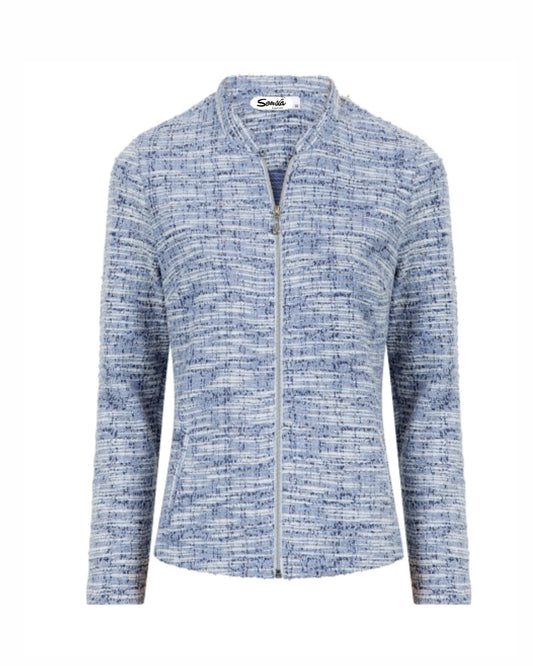 Sensia Vestjasje Risola Bleu Melee Met Rits