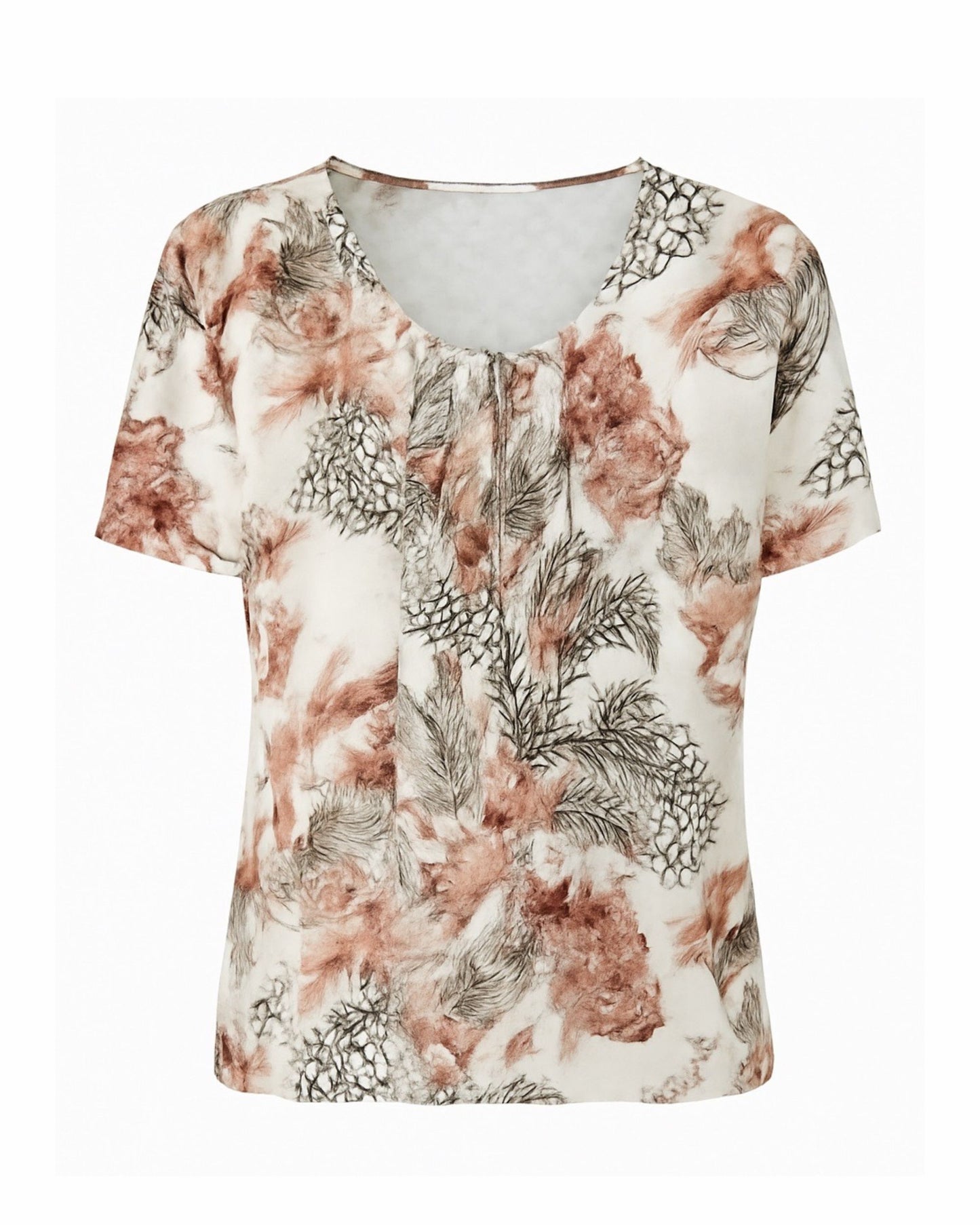 Shirt Dessin Oudroze Groen