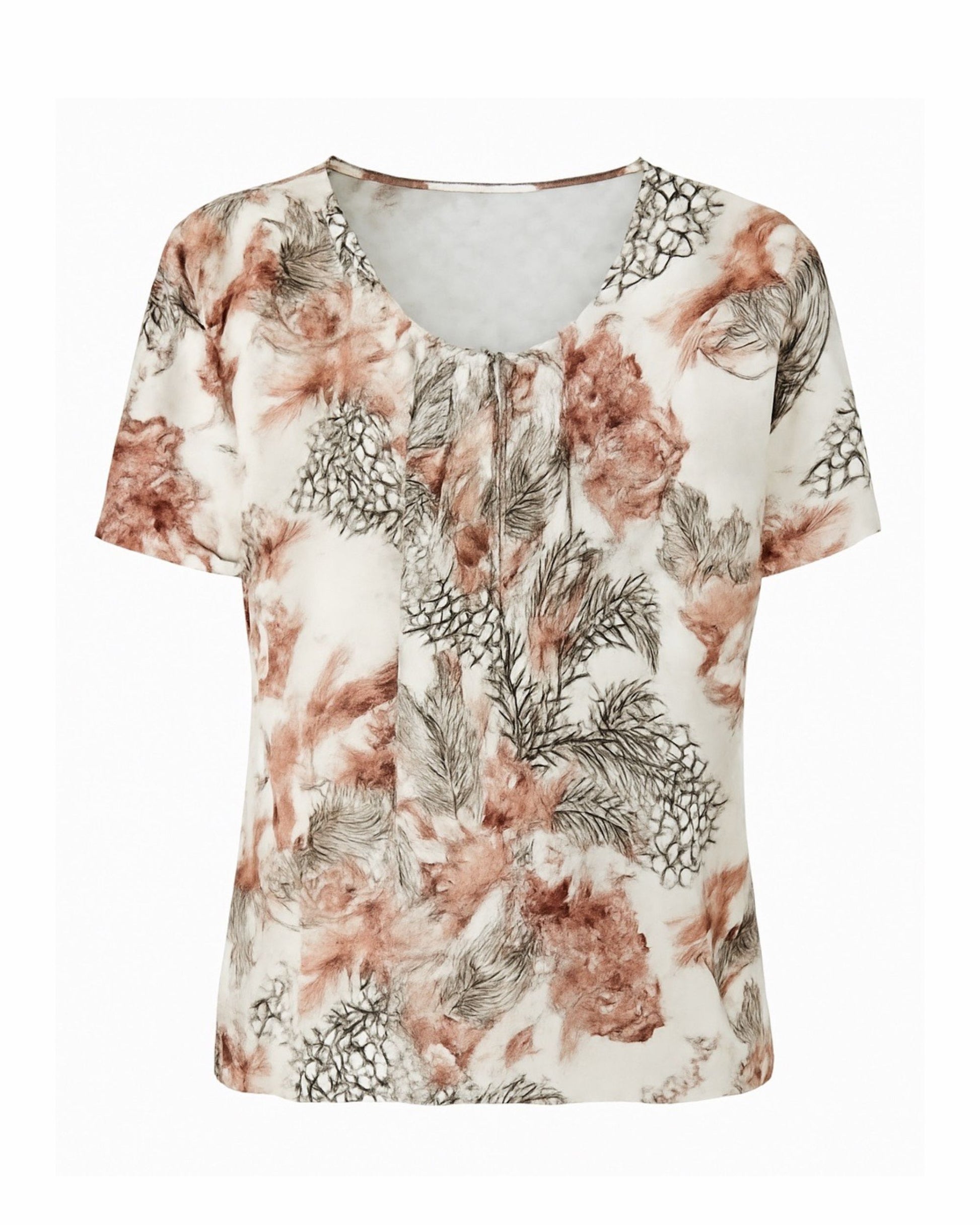 Shirt Dessin Oudroze Groen