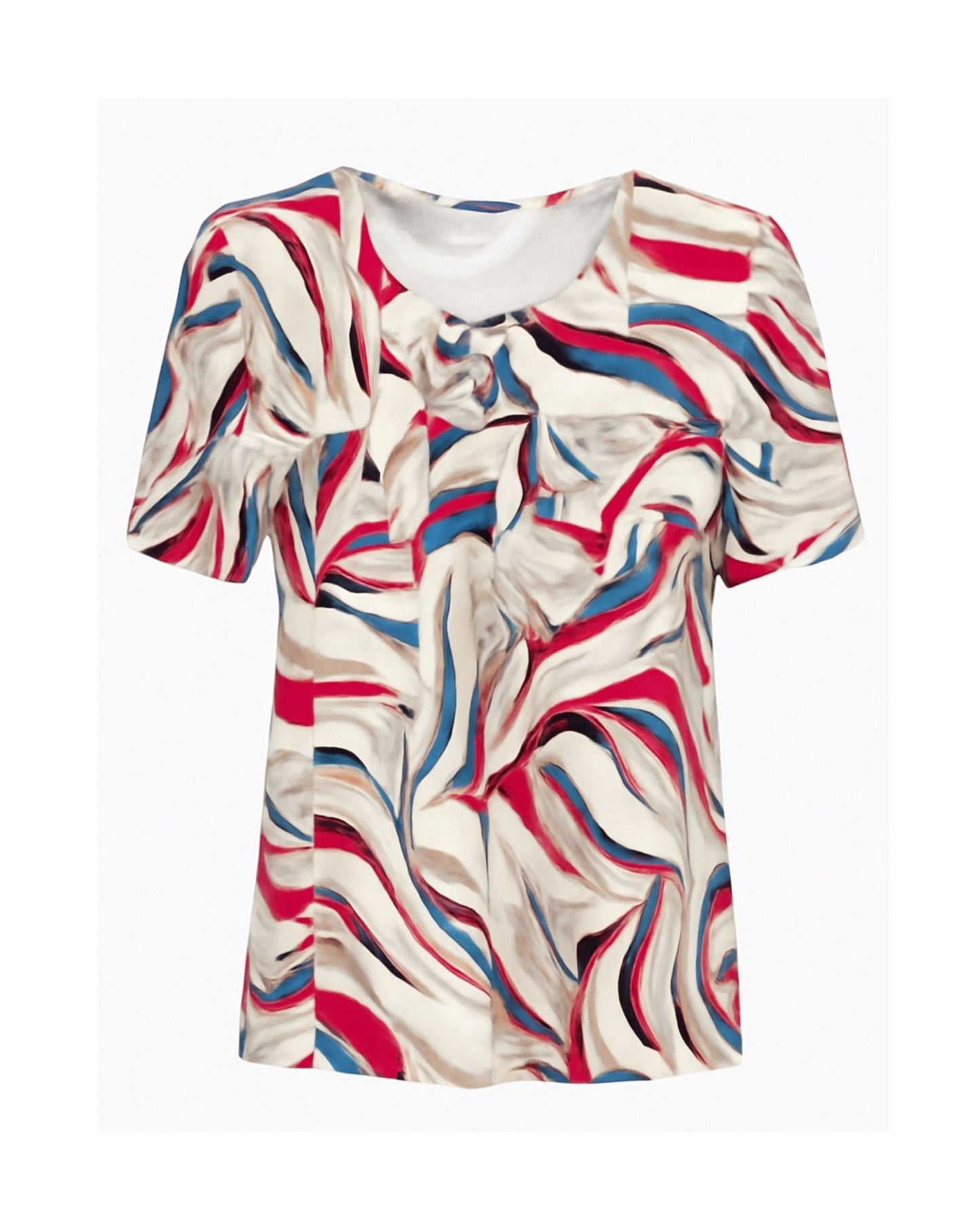 shirt ronde hals korte mouwen verkijgbaar bij Marijke Mode