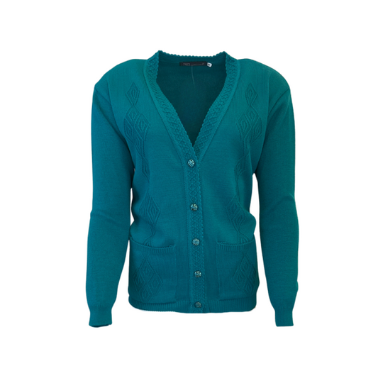 dames vest met zakjes en v hals klassiek vest. bij Marijke Mode