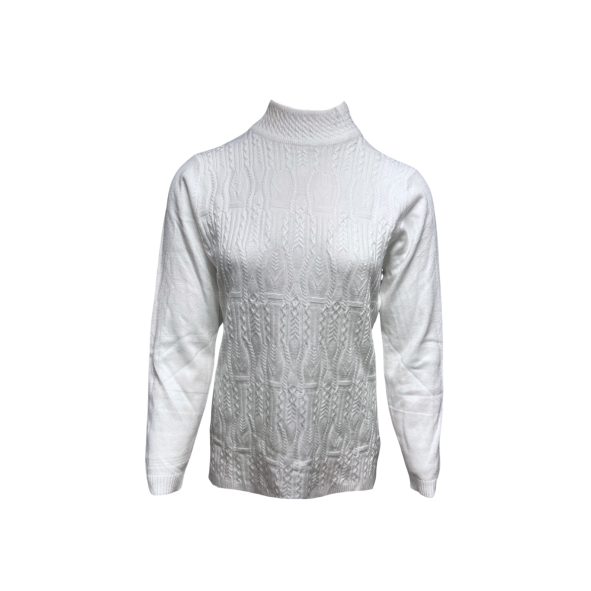 warme winter trui met turtel neck. voor hippe senioren dames. Marijke Mode. voor ouderen dames mode