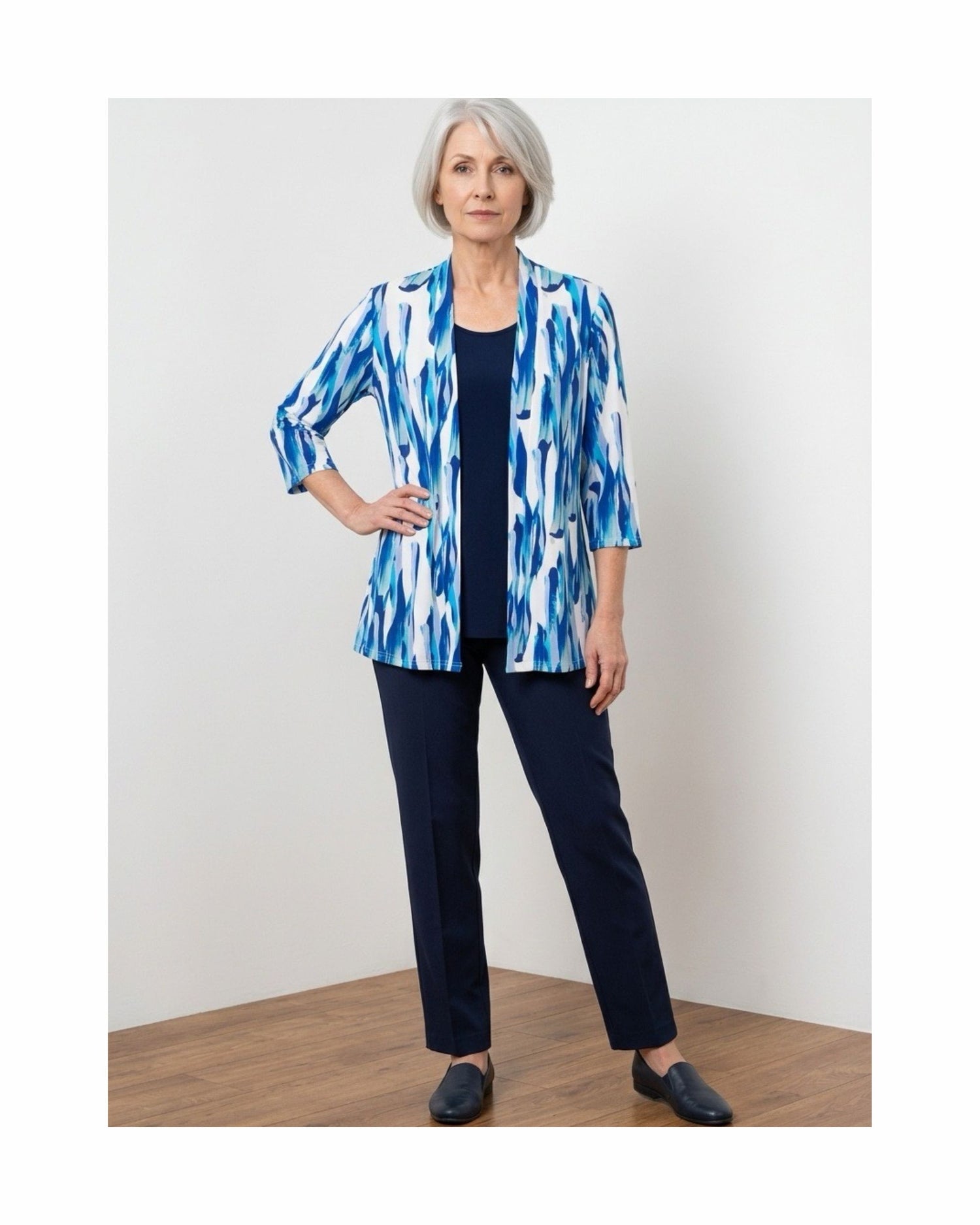 2 in 1 twinset van het merk Bassini look a like. twinsets verkijgbaar bij Marijke Mode