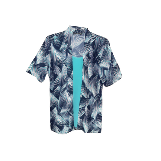 Two In One Twinset Aqua Navy