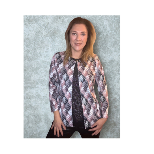 two in one twinset voor hippe dames. bij marijke mode