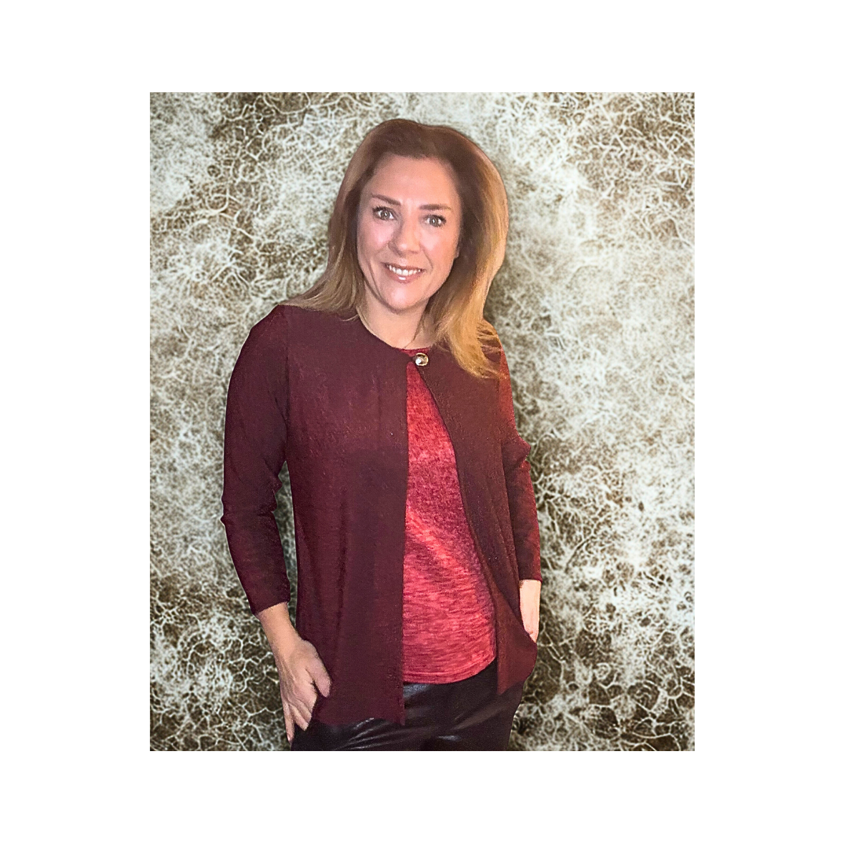 two in one twinset. twedelige glitter set. bij  Marijke Mode