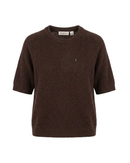 Zachte trui met alpaca – one size Bruin