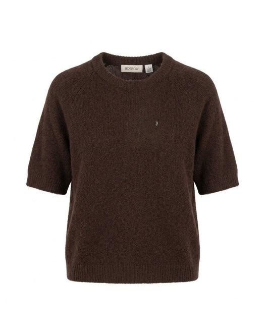Zachte trui met alpaca – one size Bruin