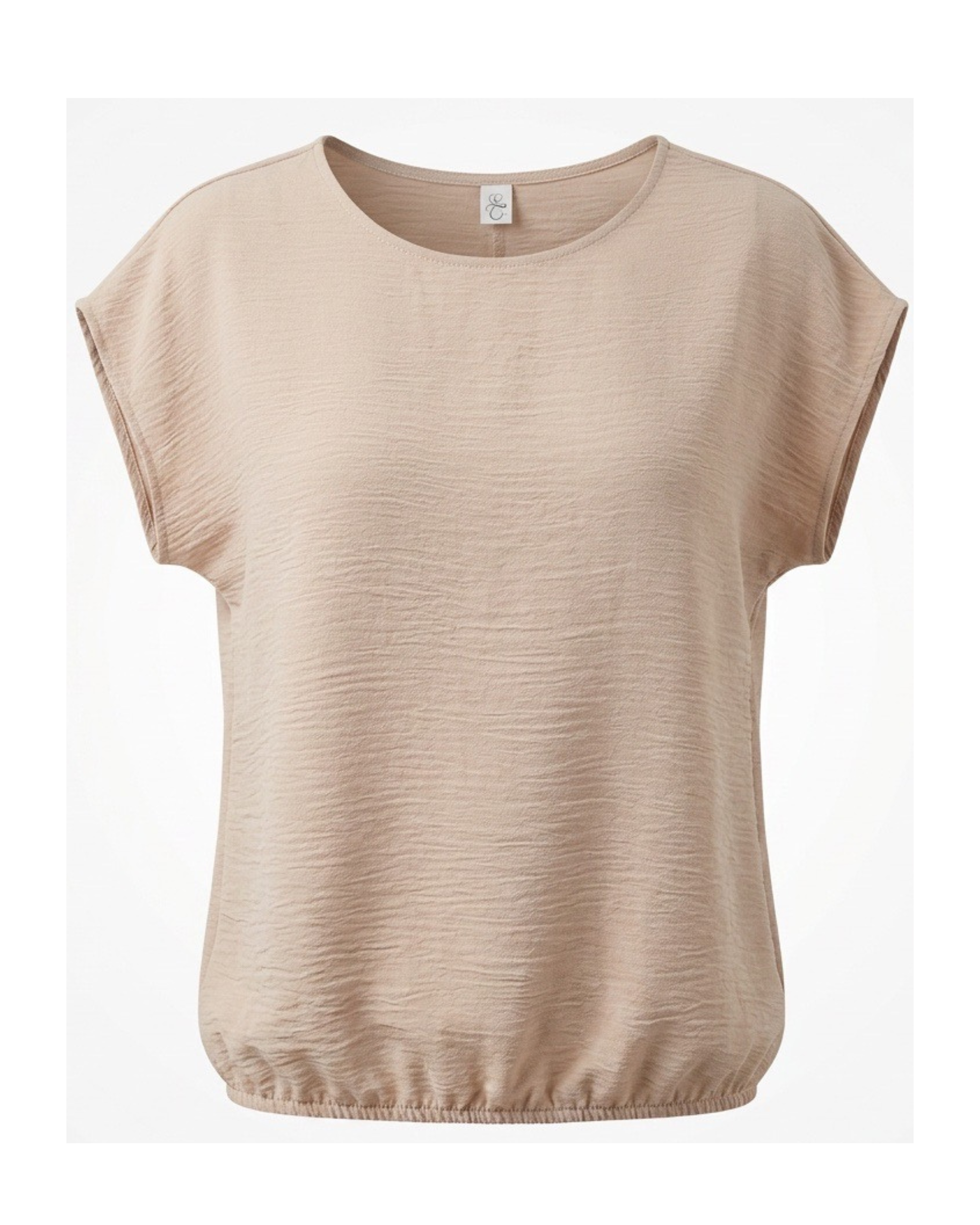 Marijke Mode blouson top van 95% viscose en 5% elastaan. Comfortabel, soepelvallend en perfect te combineren voor iedere gelegenheid.